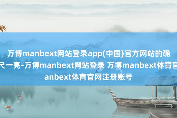 万博manbext网站登录app(中国)官方网站的确让东谈主咫尺一亮-万博manbext网站登录 万博manbext体育官网注册账号