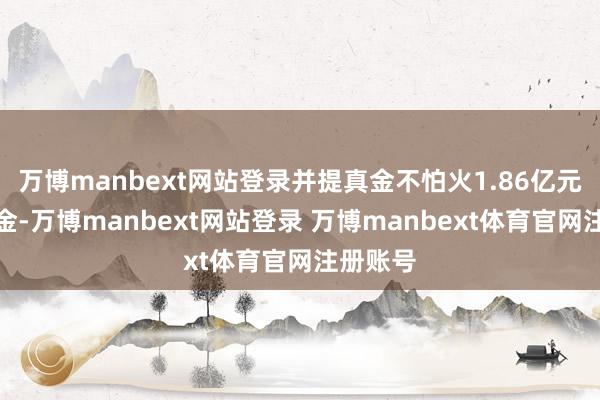 万博manbext网站登录并提真金不怕火1.86亿元的抵偿金-万博manbext网站登录 万博manbext体育官网注册账号